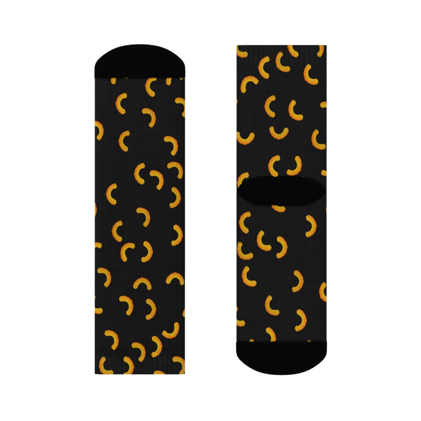 Cheezy Doodles - Crew Socks black