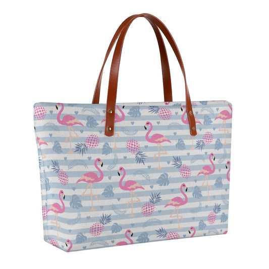Tote Bag | Pineapple and Flamingo