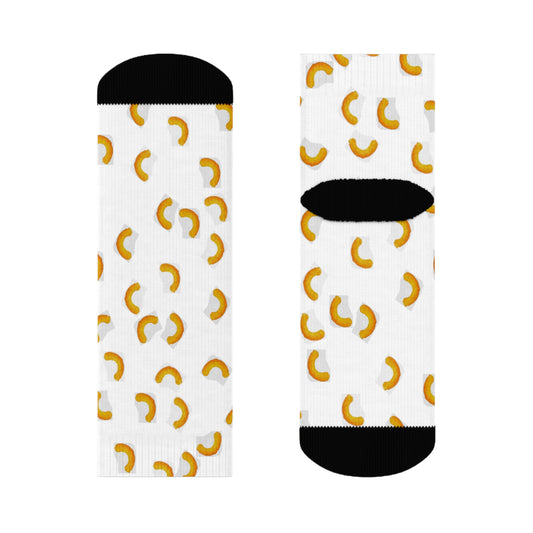 Cheezy Doodles - Crew Socks white