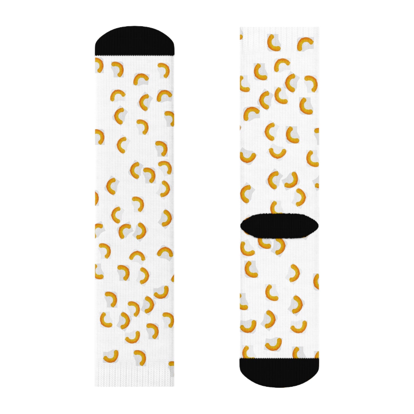 Cheezy Doodles - Crew Socks white
