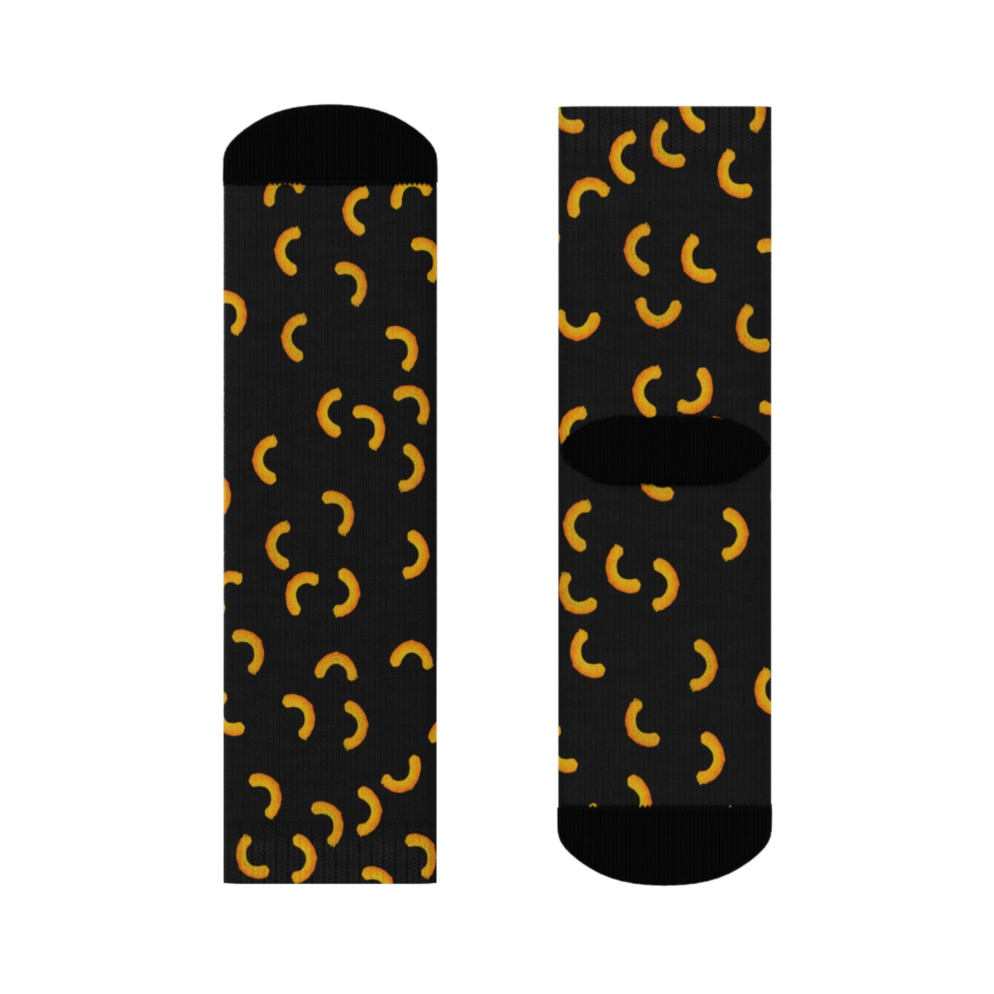Cheezy Doodles - Crew Socks black