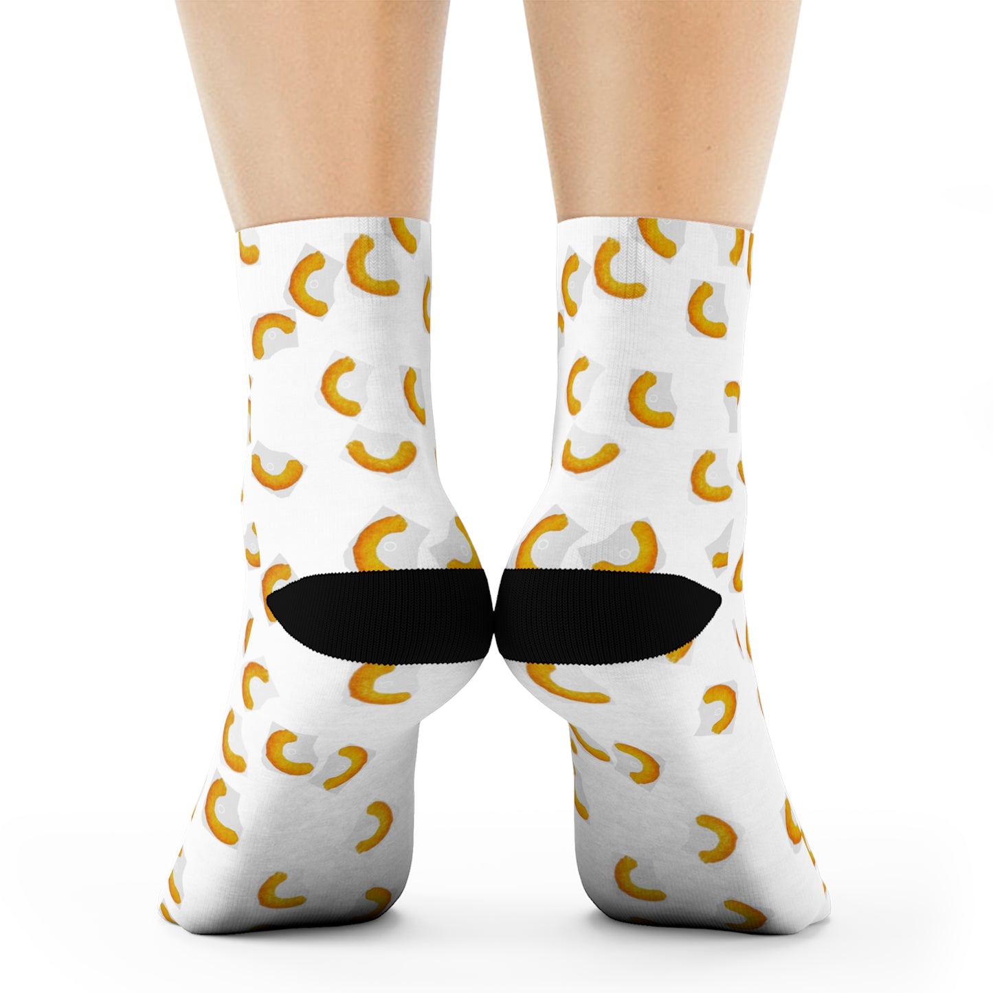 Cheezy Doodles - Crew Socks white