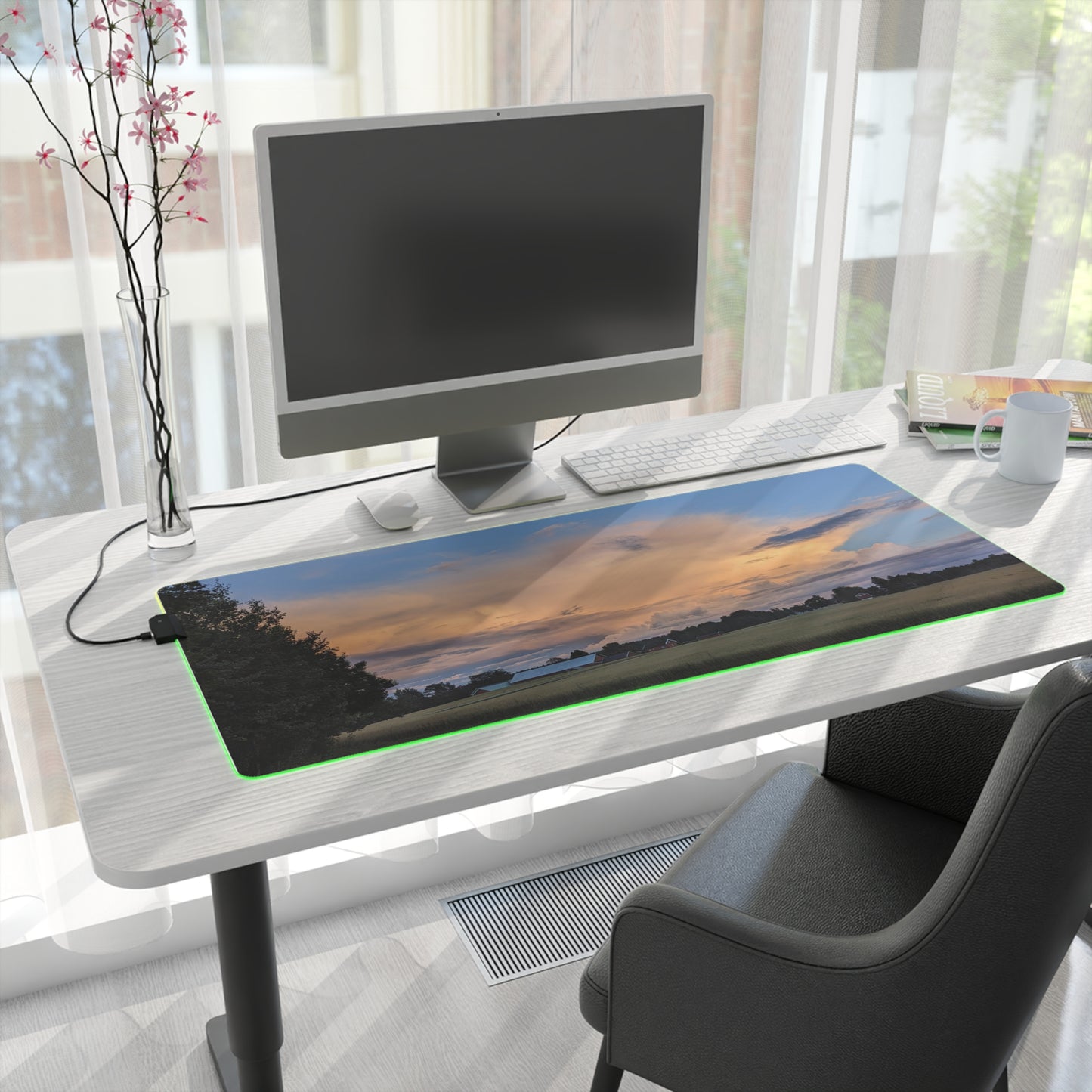 Norway - Countryside - LED Gaming Mouse Pad