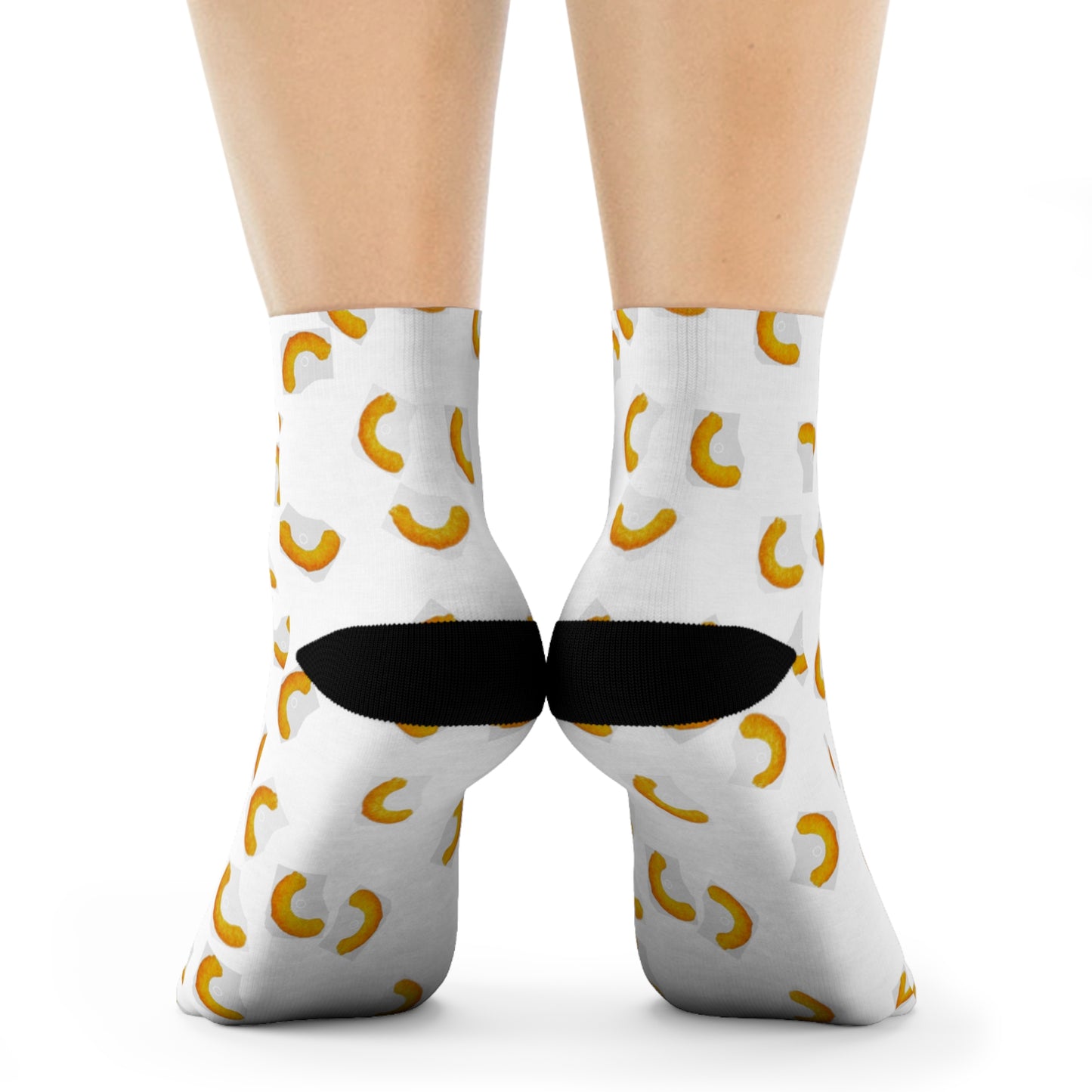 Cheezy Doodles - Crew Socks white