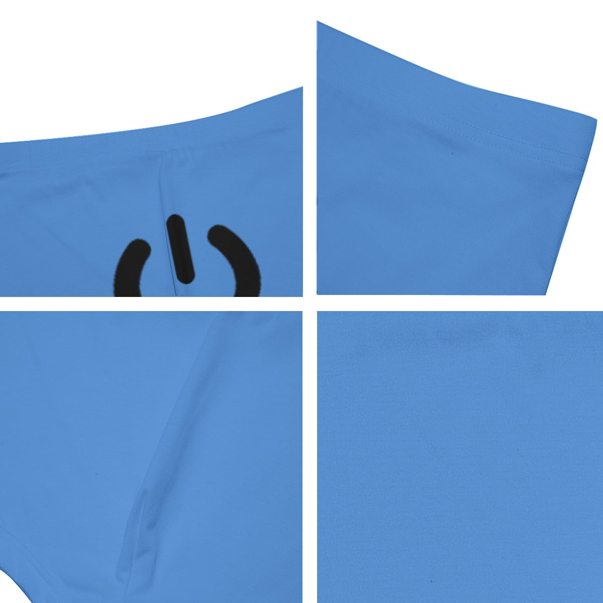 Turn me on - Blue - Men's Short Boxer Briefs
