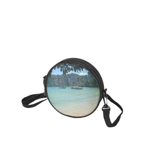 Thailand Island Beach - Round Satchel Bags