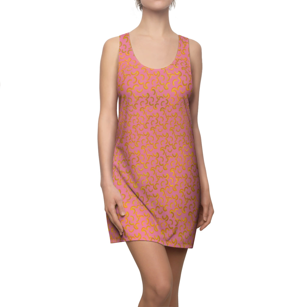 Cheezy doodles - Women's Racerback Dress - Pink