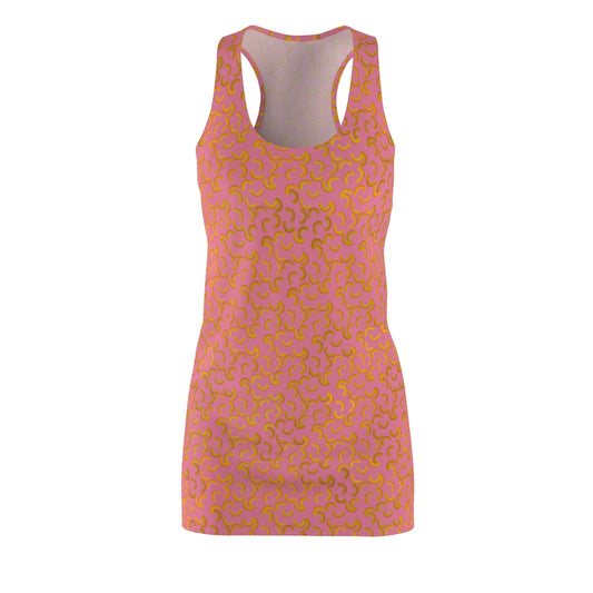 Cheezy doodles - Women's Racerback Dress - Pink