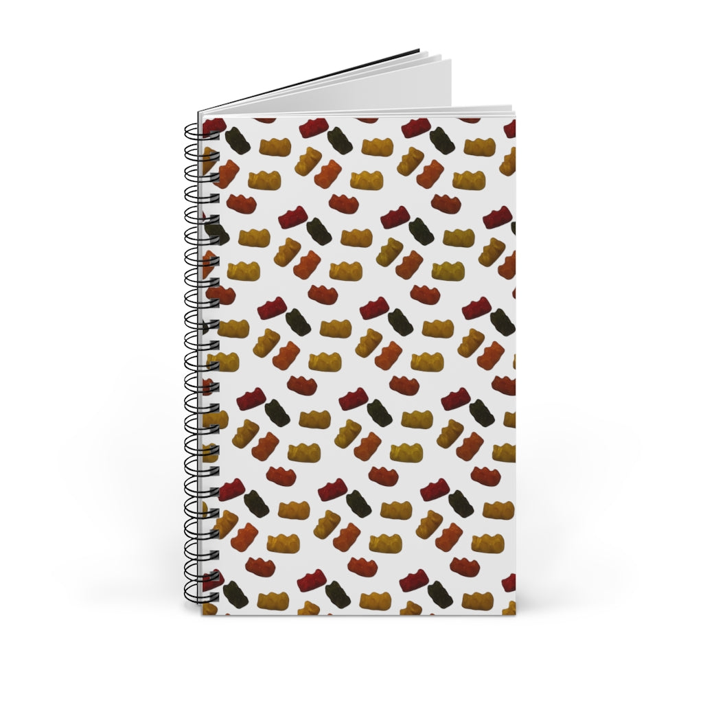 Gummy Bears - Spiral Journal -white