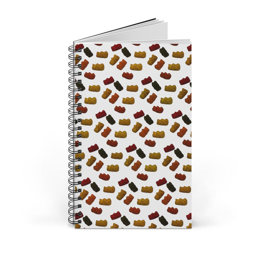 Gummy Bears - Spiral Journal -white