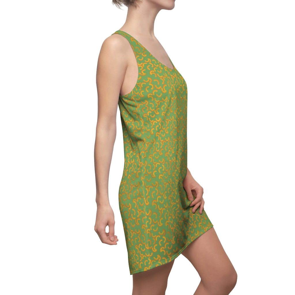 Cheezy doodles - Women's Racerback Dress - Green