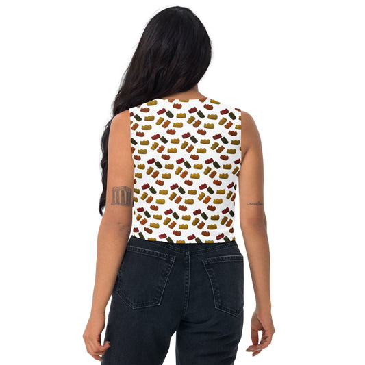 Gummy Bears - Crop Top - White