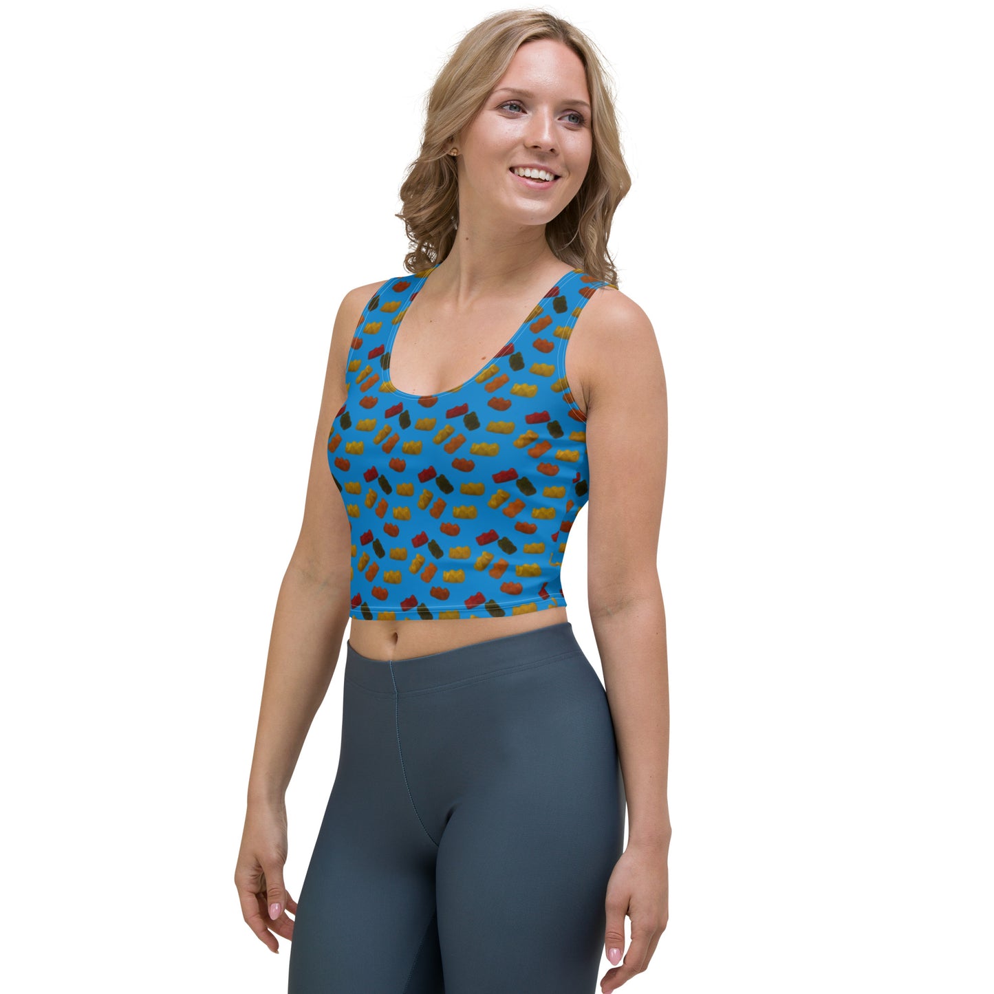 Gummy Bears - Crop Top - Blue