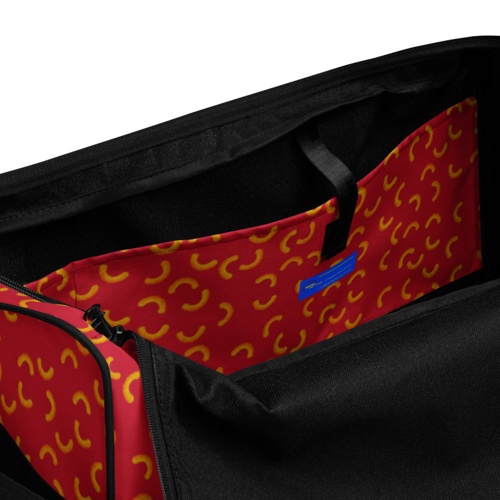 Cheezy doodles - Duffle bag red