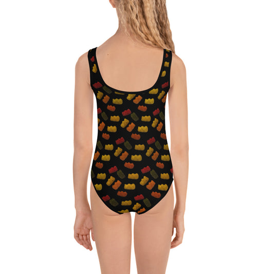Gummy Bears - Kids Swimsuit - Black