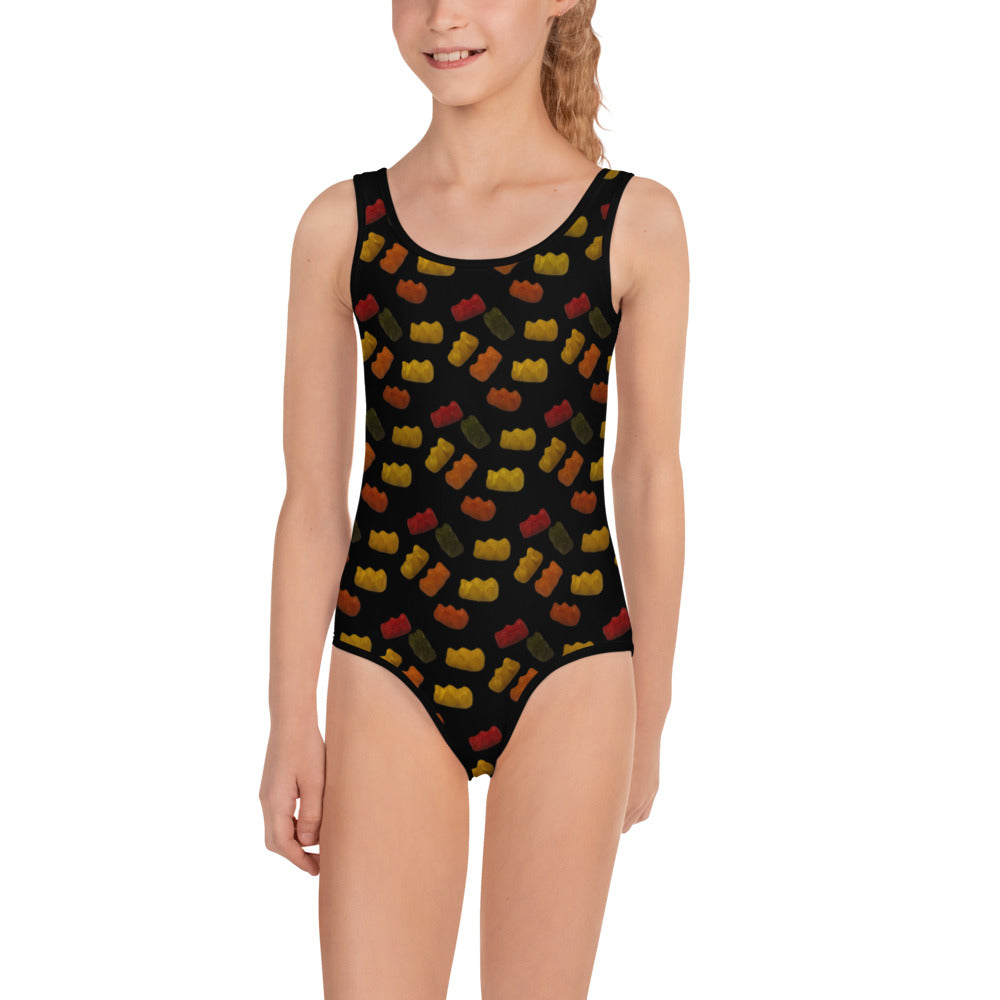 Gummy Bears - Kids Swimsuit - Black