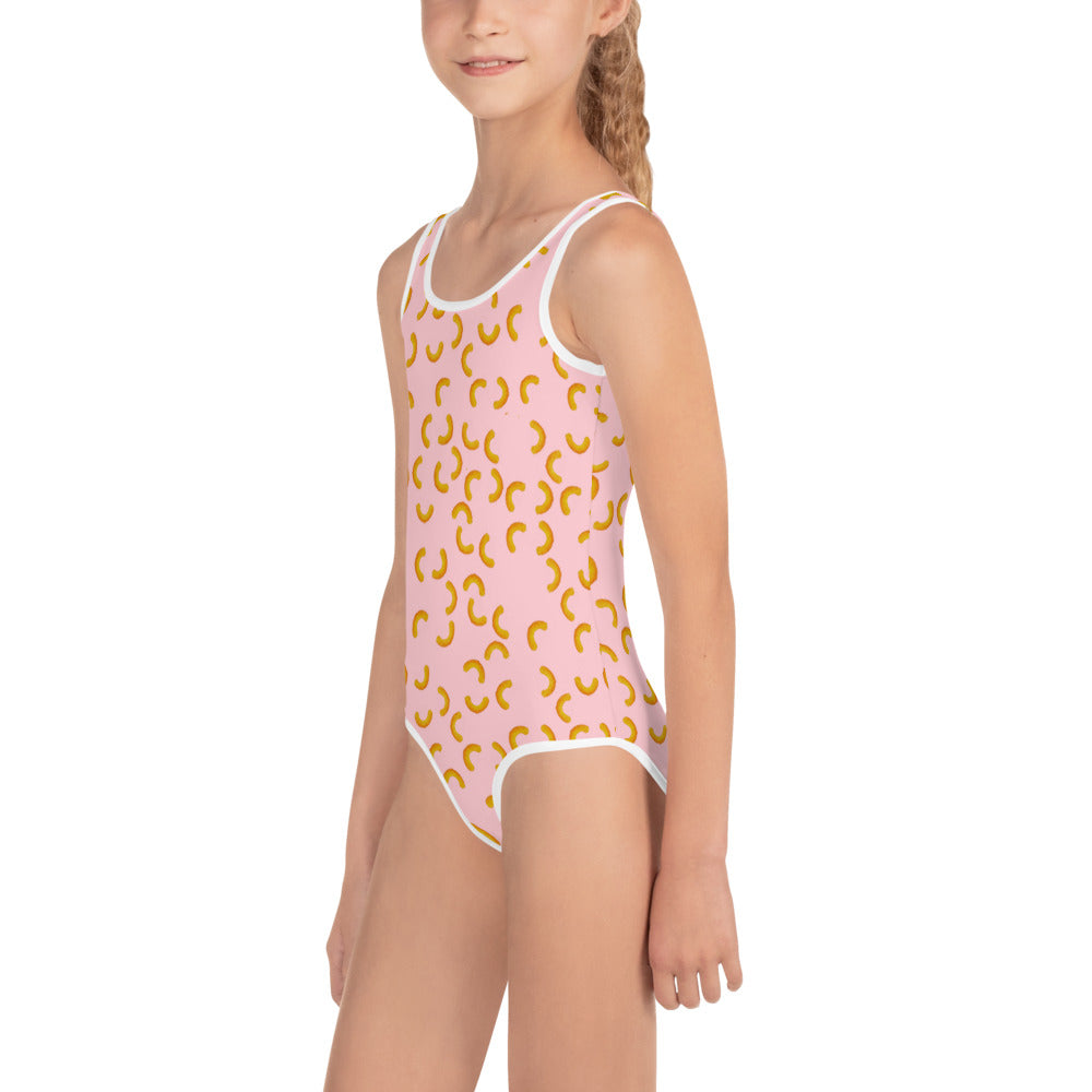 Cheezy Doodles - Kids Swimsuit pink