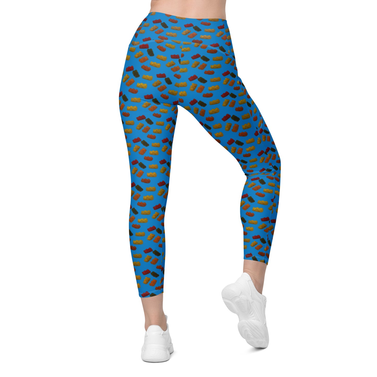 Gummy Bears - Leggings with pockets - Blue