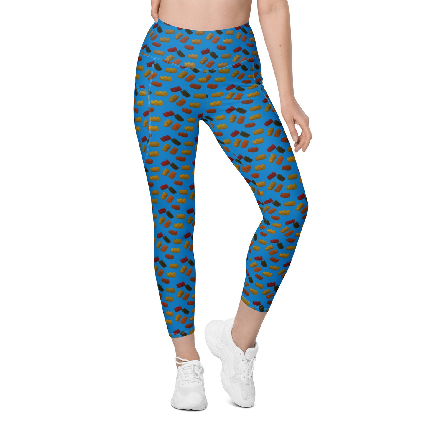 Gummy Bears - Leggings with pockets - Blue