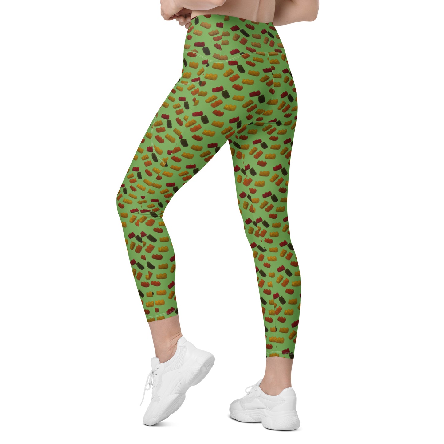 Gummy Bears - Leggings with pockets - Green