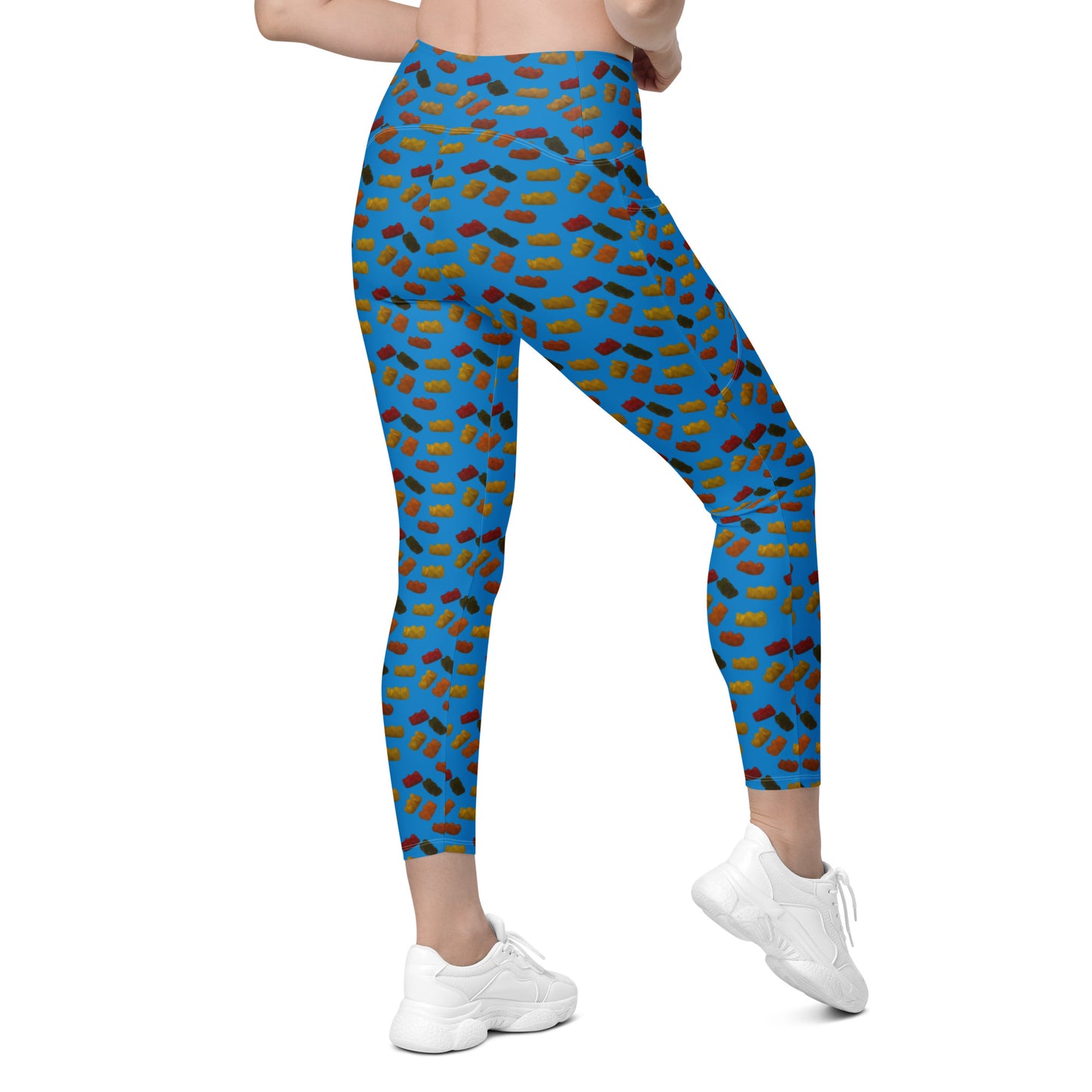 Gummy Bears - Leggings with pockets - Blue