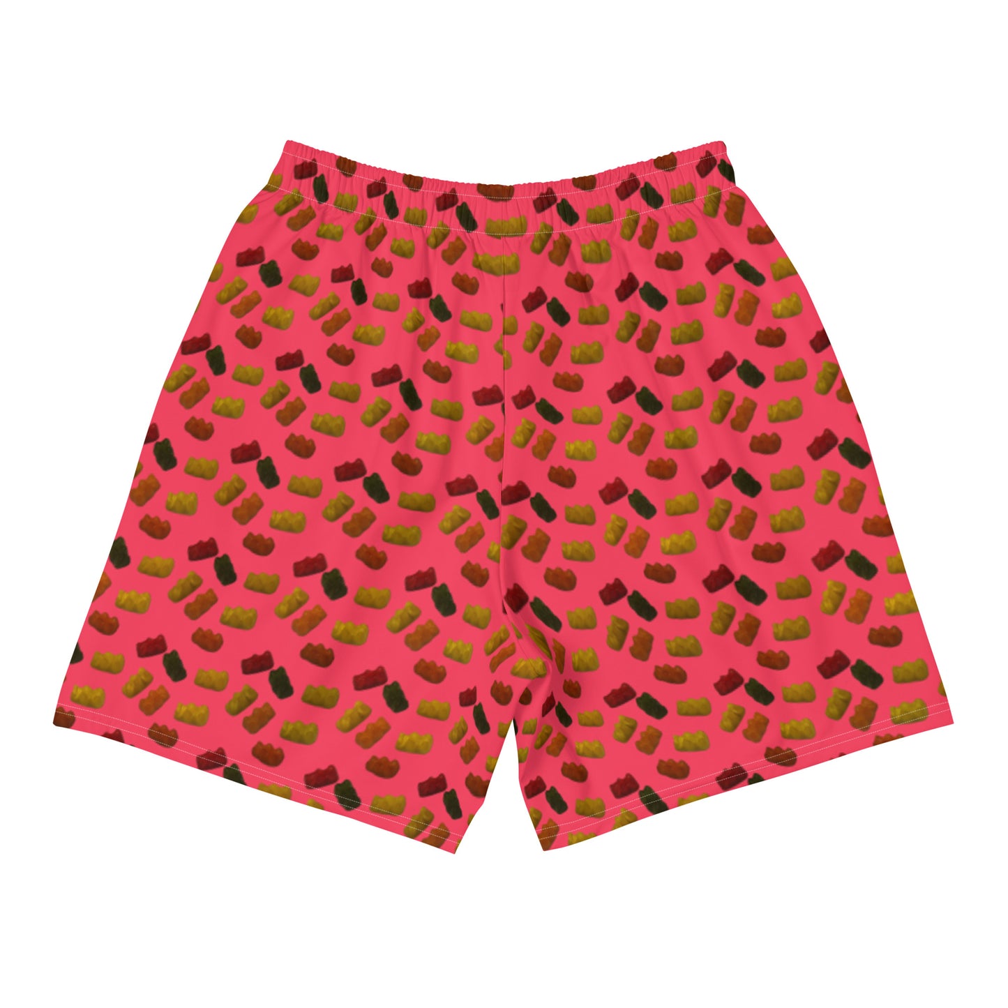 Gummy Bears - Men's Athletic Long Shorts - Red