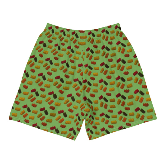 Gummy Bears - Men's Athletic Long Shorts - Green