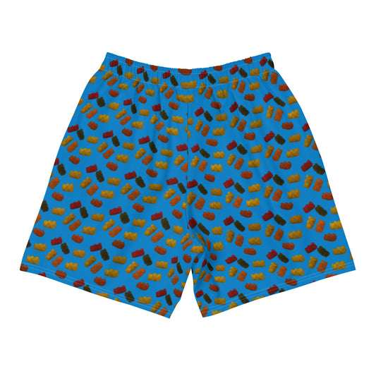 Gummy Bears - Men's Athletic Long Shorts - Blue