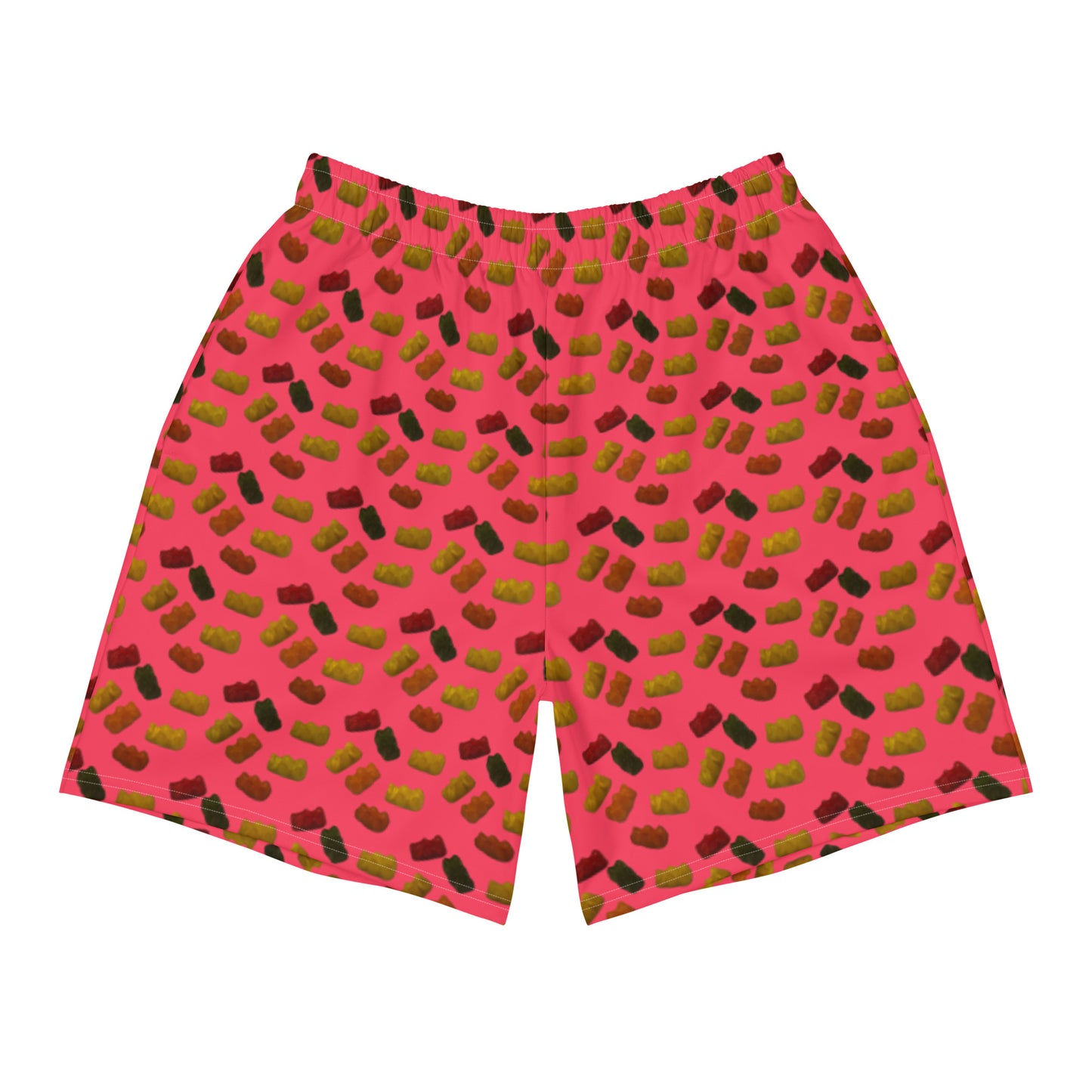 Gummy Bears - Men's Athletic Long Shorts - Red