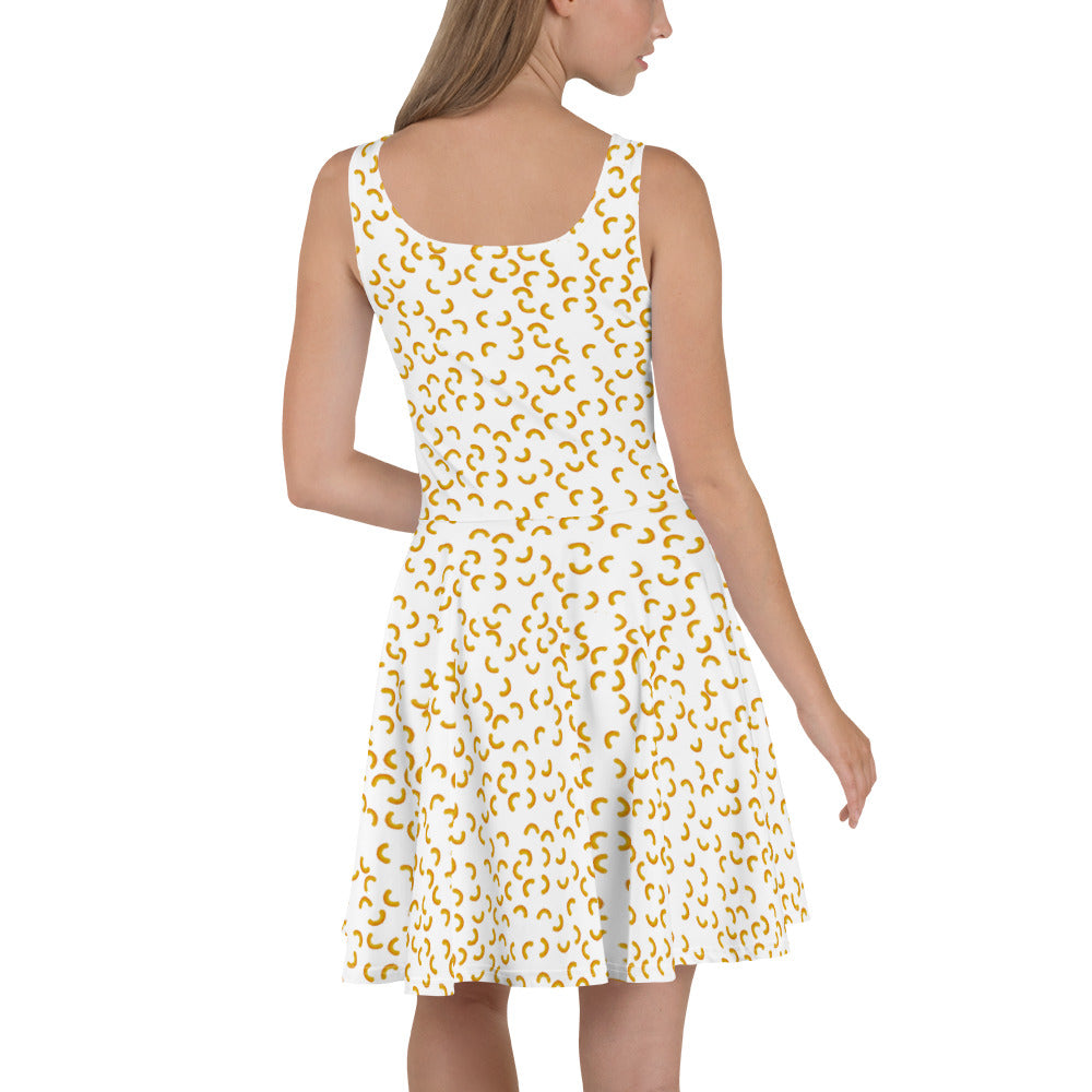 Cheezy doodeles - Skater Dress white