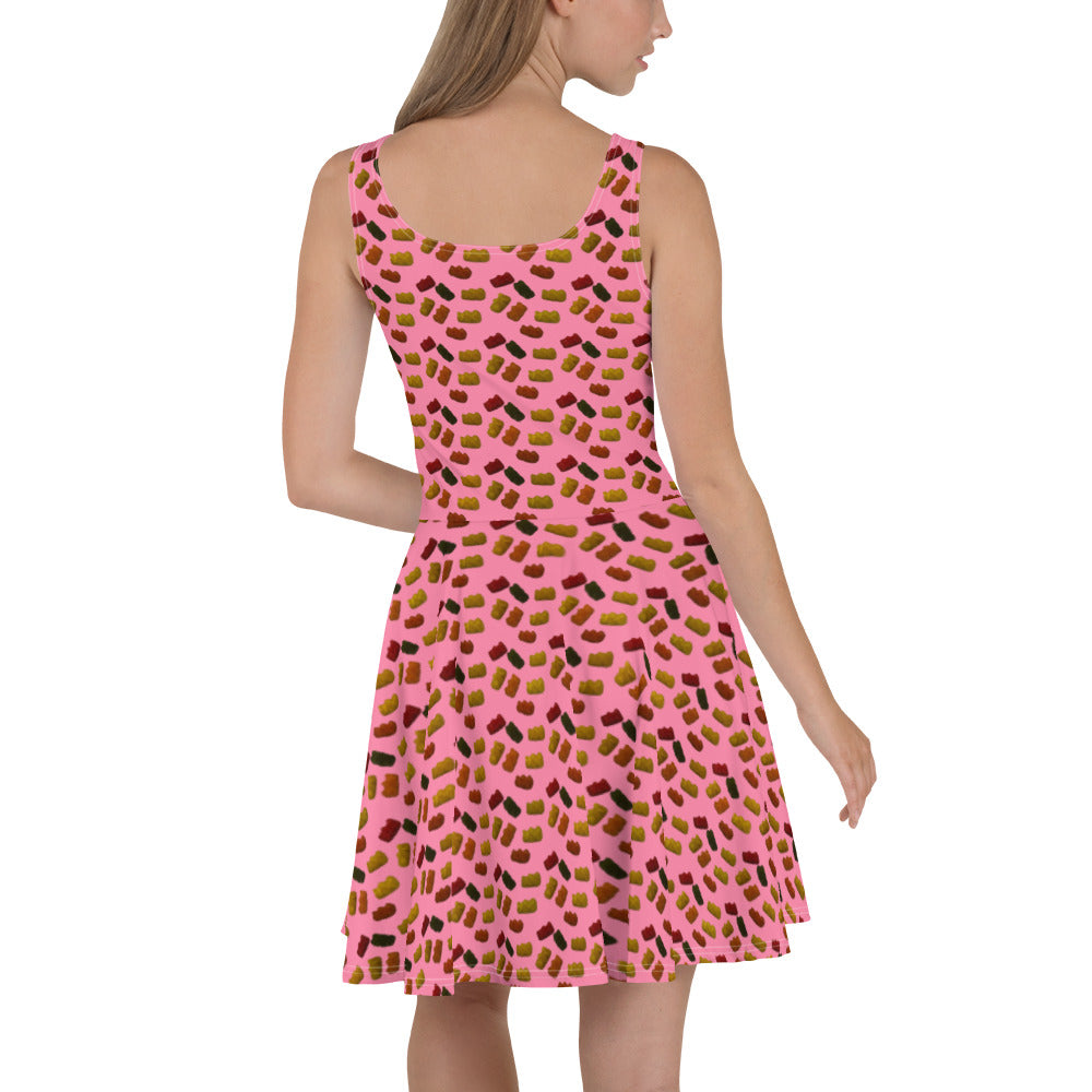 Gummy Bears - Skater Dress - Pink