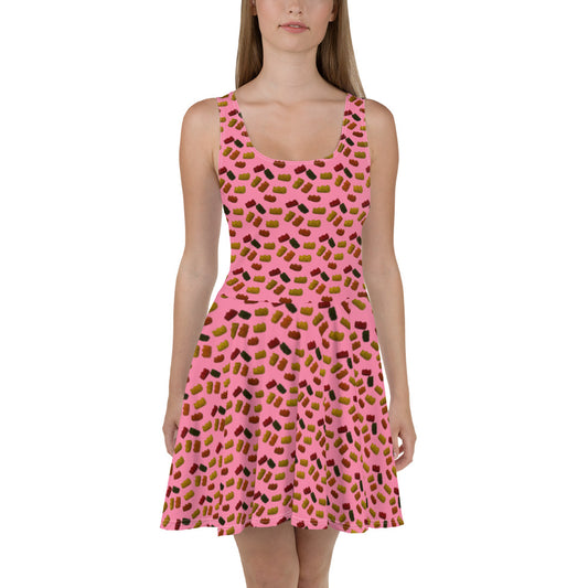 Gummy Bears - Skater Dress - Pink