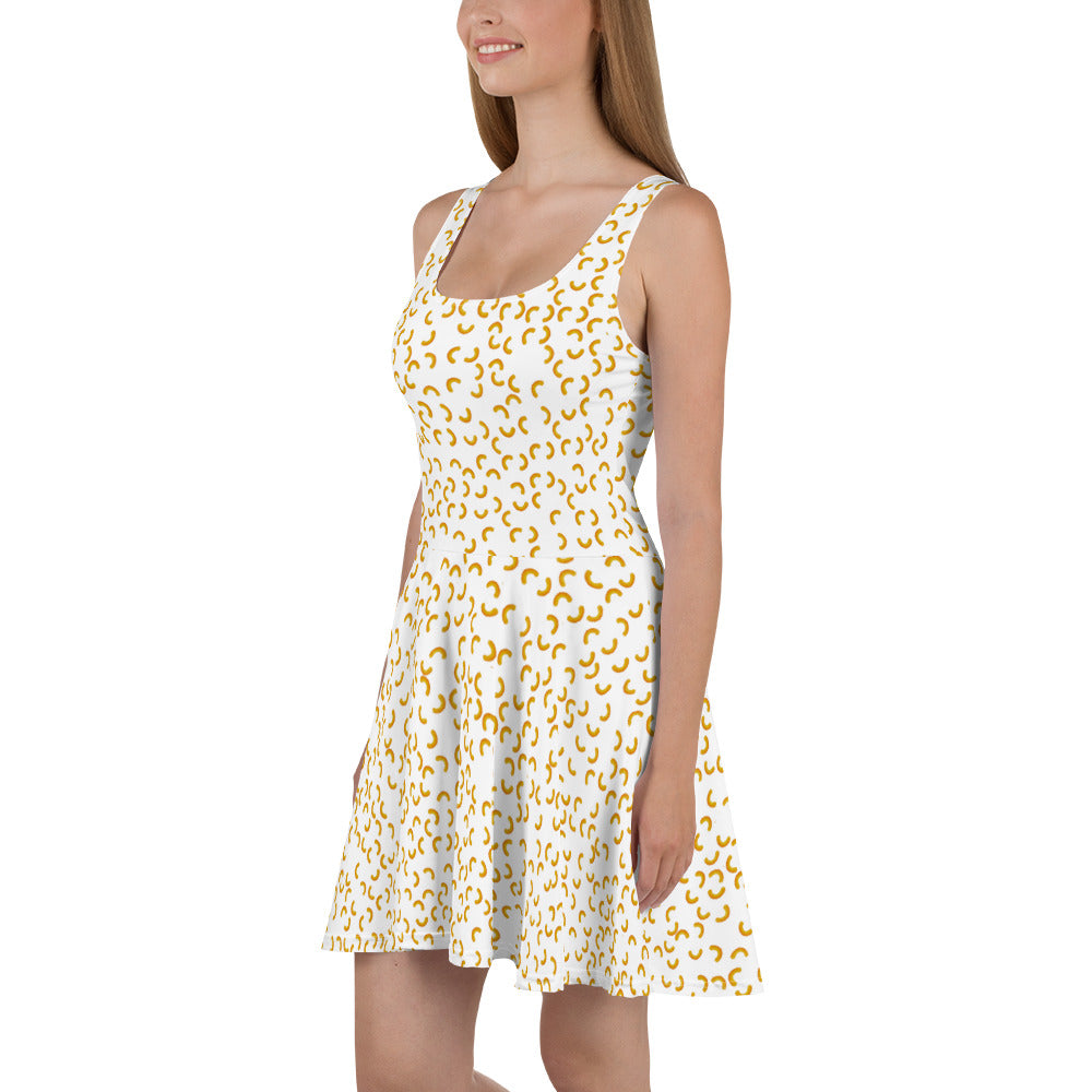 Cheezy doodeles - Skater Dress white