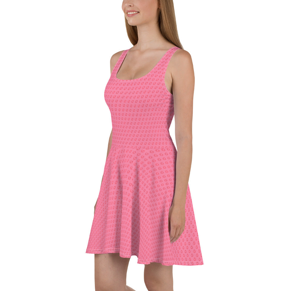 Pink Heart - Skater Dress