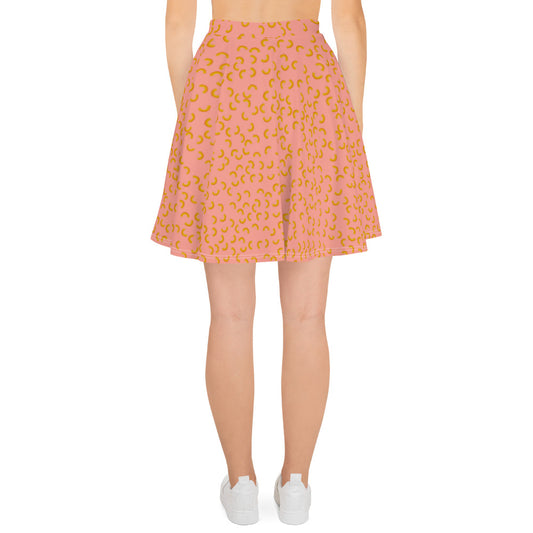 Cheezy doodels - Skater Skirt pink