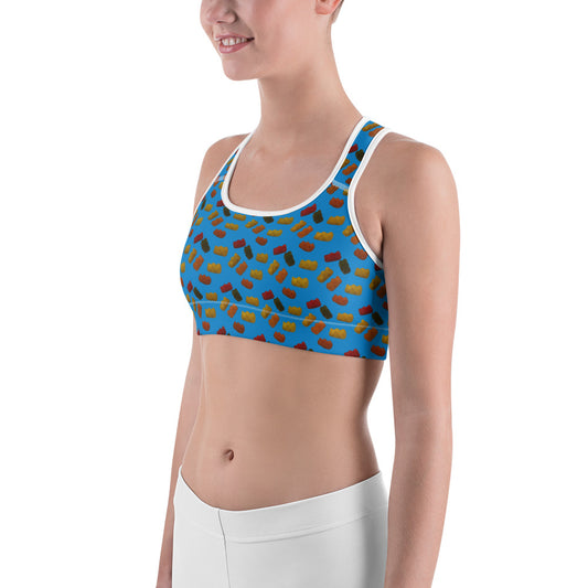 Gummy Bears - Sports bra -Blue