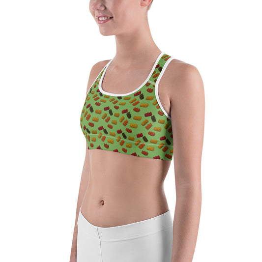 Gummy Bears - Sports bra - Green