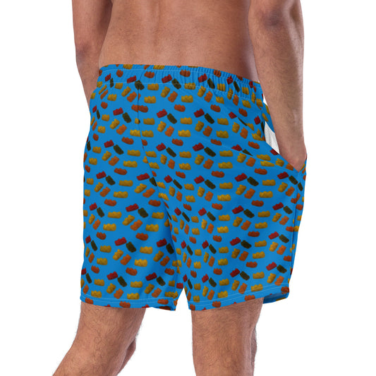 Gummy Bears - Men's swim trunks - Blue