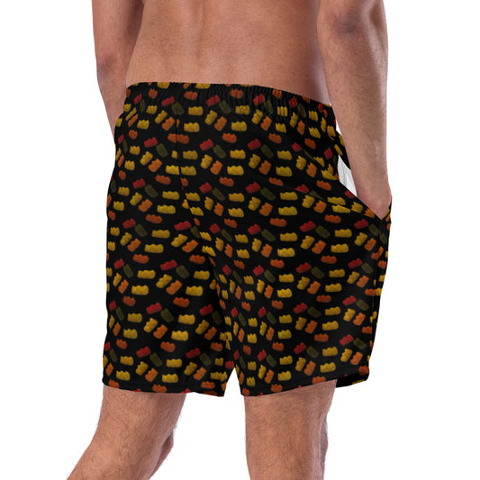Gummy Bears - Men's swim trunks - Black
