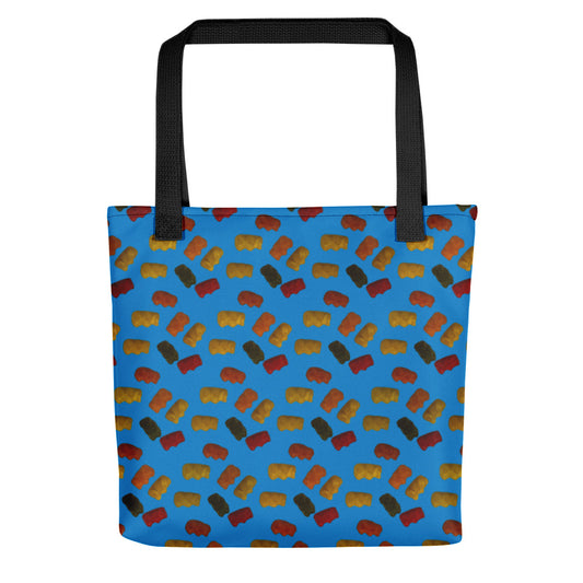 Gummy Bears - Tote bag - Blue