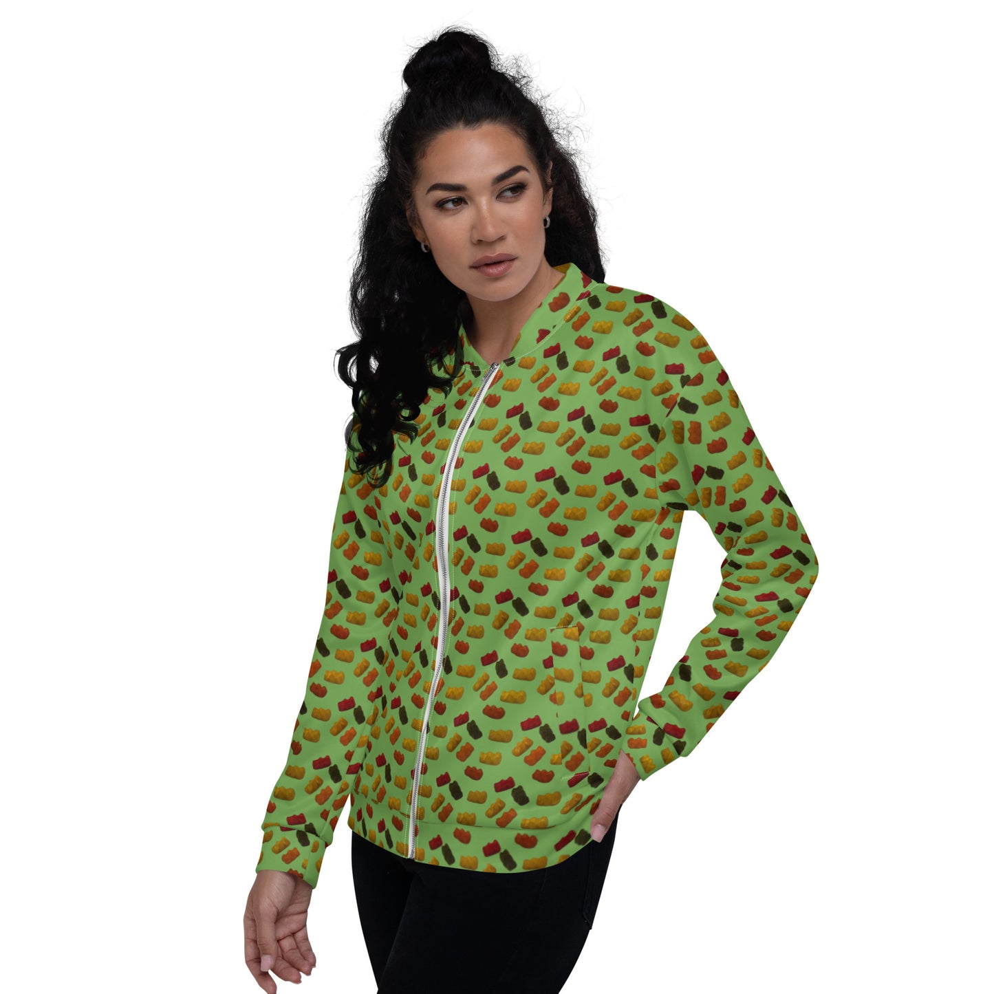 Gummy Bears - Unisex Bomber Jacket - Green