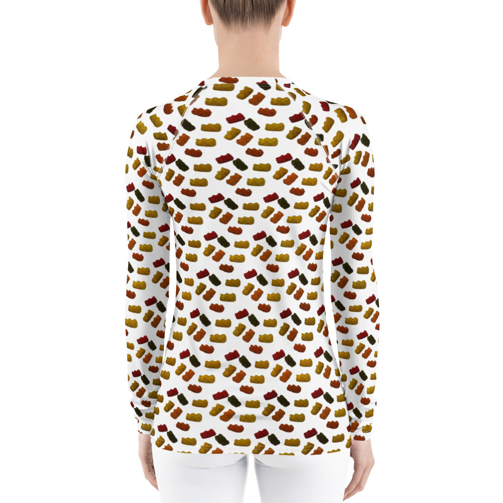 Gummy Bears - Women's Rash Guard - White