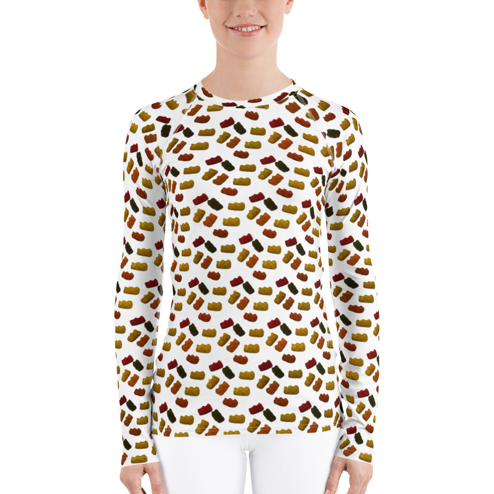 Gummy Bears - Women's Rash Guard - White