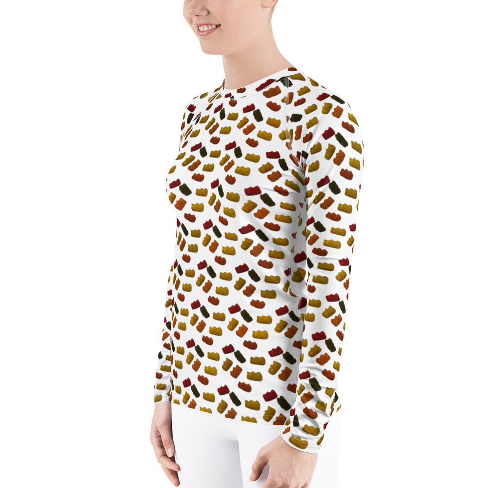 Gummy Bears - Women's Rash Guard - White