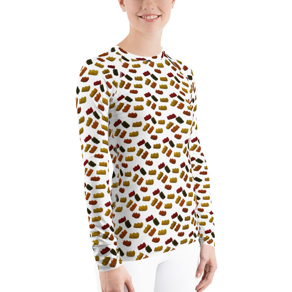 Gummy Bears - Women's Rash Guard - White