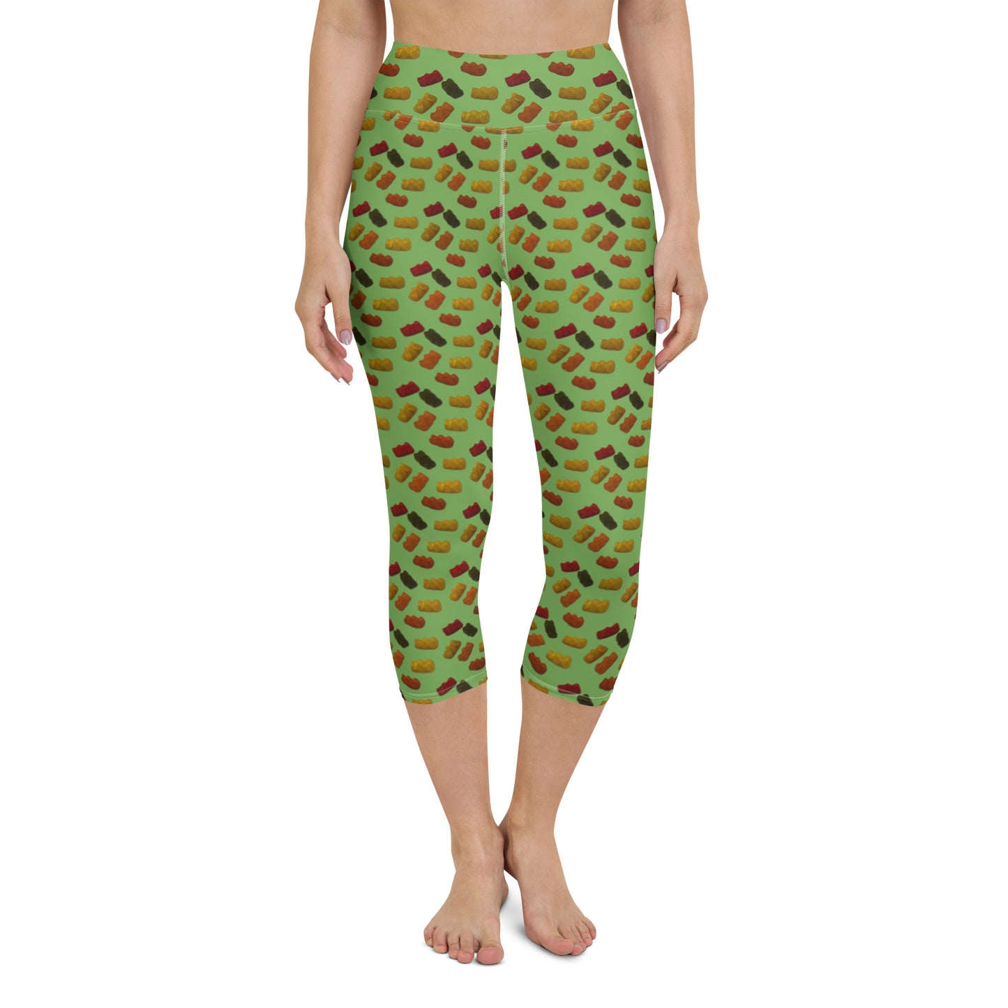Gummy bears - Yoga Capri Leggings - Green