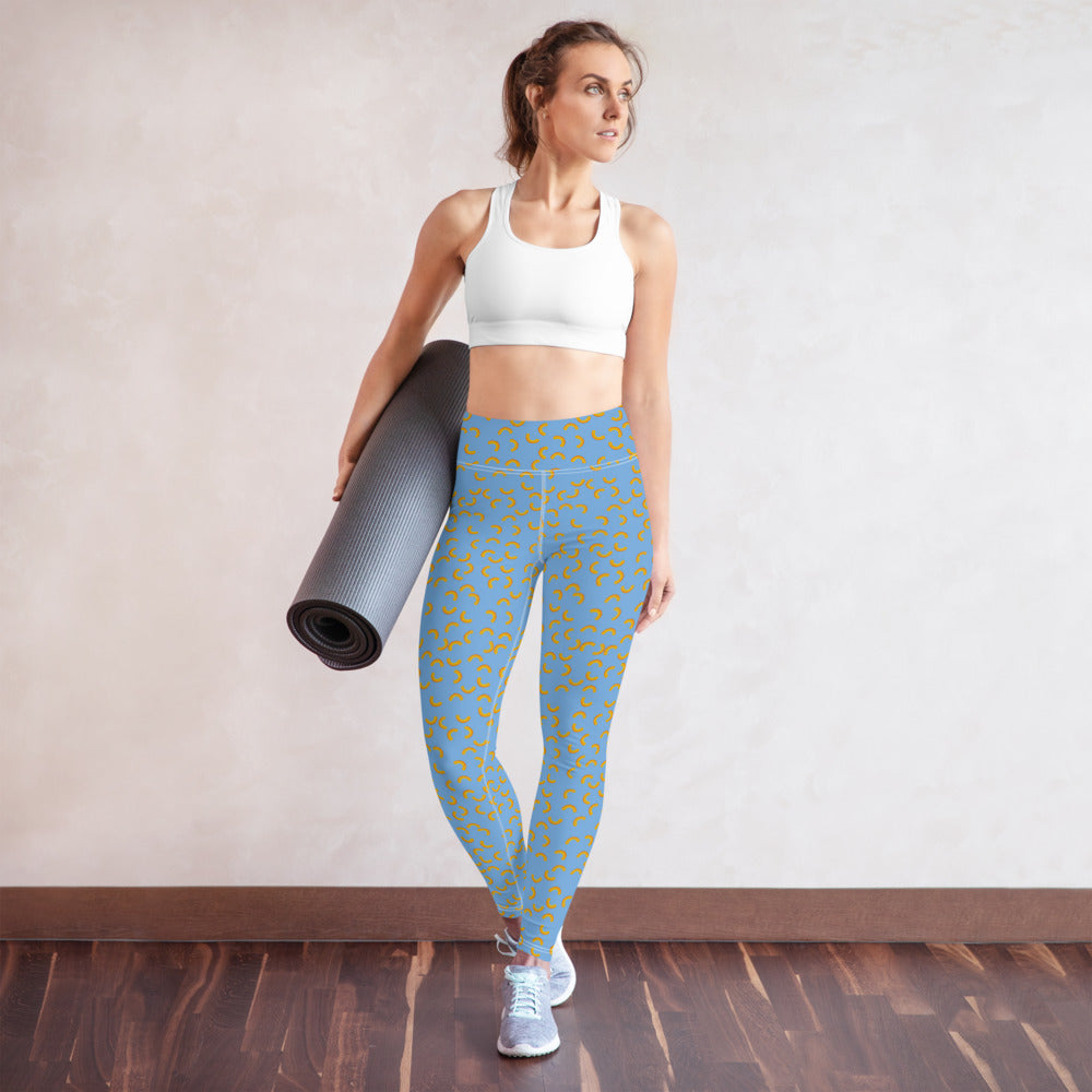 Cheezy doodels - Yoga Leggings blue