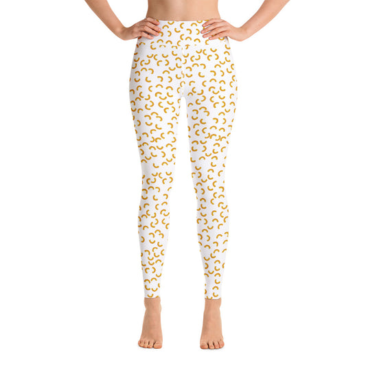 Cheezy doodels - Yoga Leggings white