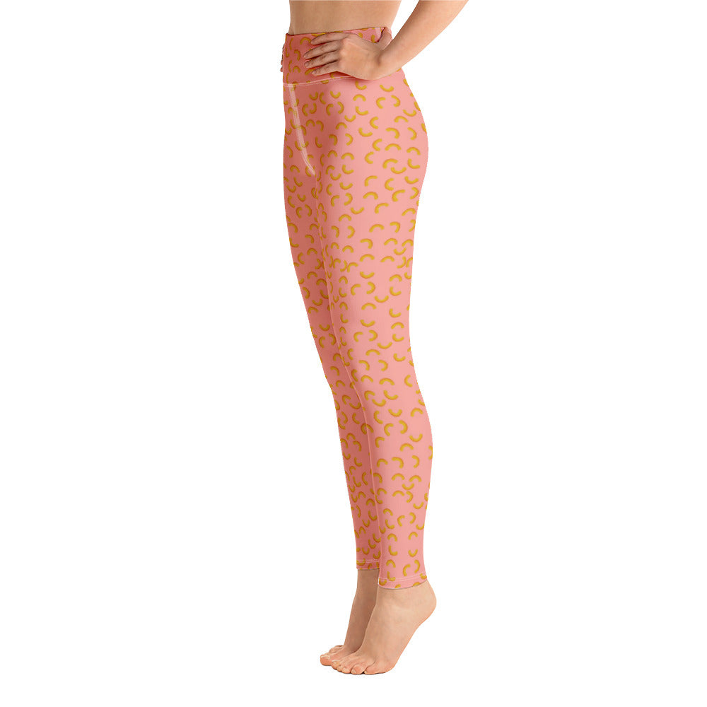 Cheezy doodels - Yoga Leggings pink