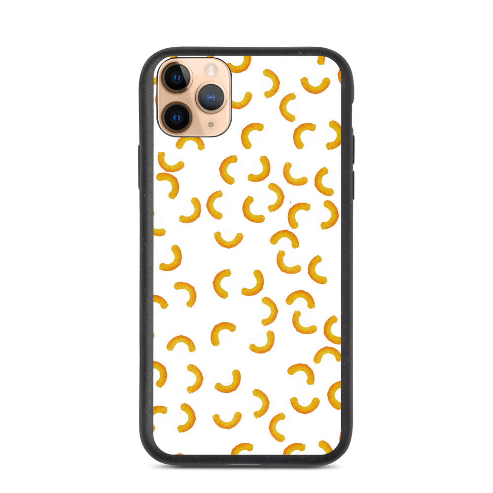 Cheezy doodles - Biodegradable IPhone case white